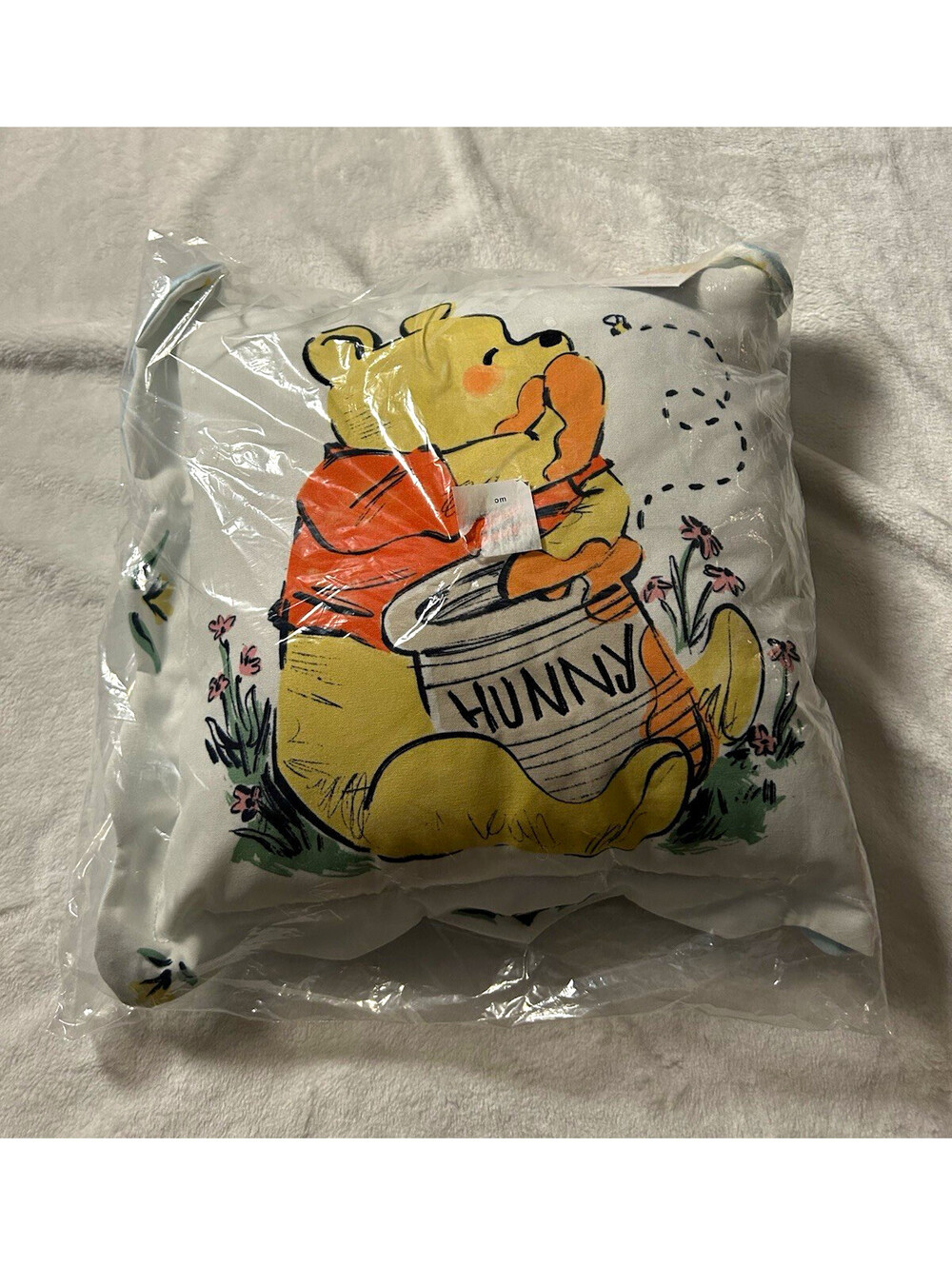 Disney Winnie the Pooh "HUNNY" Throw Pillow 14.5 x 14.5 in - Disney Franchise